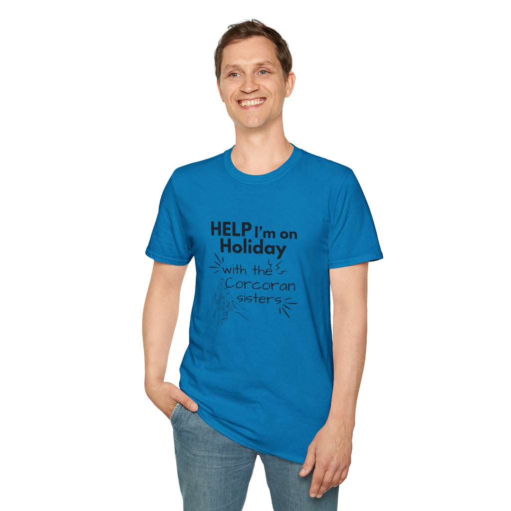 Help I'm on Holiday with the "NAME" Sisters T-Shirt