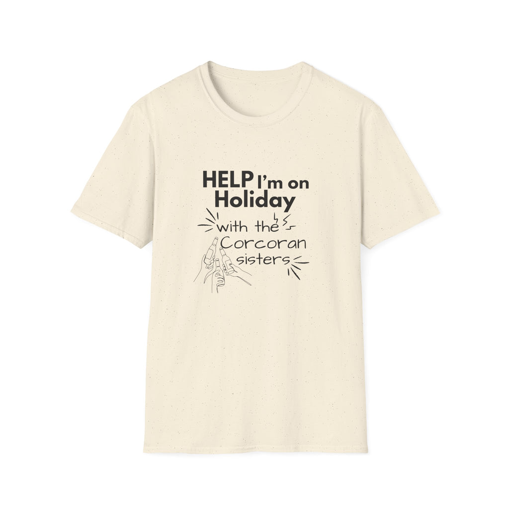 Help I'm on Holiday with the "NAME" Sisters T-Shirt
