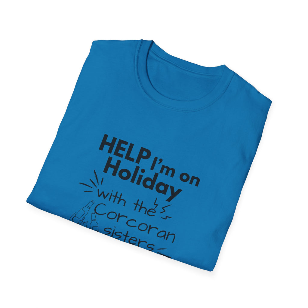 Help I'm on Holiday with the "NAME" Sisters T-Shirt