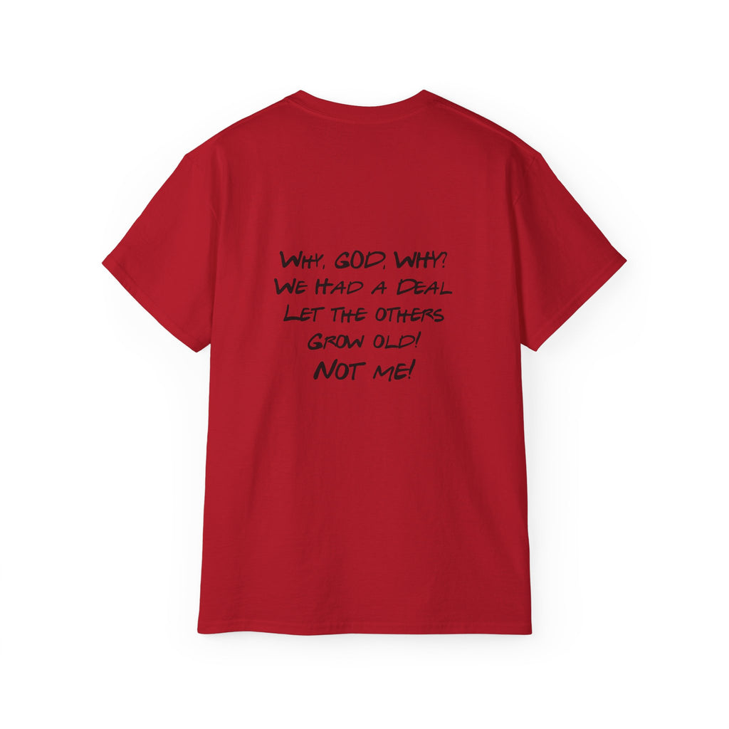 40th Birthday Tee "The One Where I Turn F.O.R.T.Y." Funny Friends-Inspired Shirt - Front & Back design
