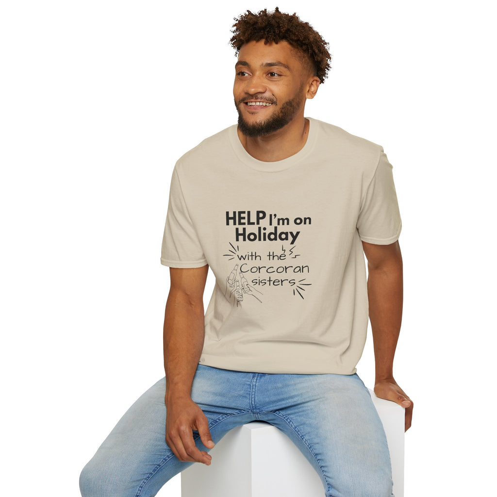 Help I'm on Holiday with the "NAME" Sisters T-Shirt