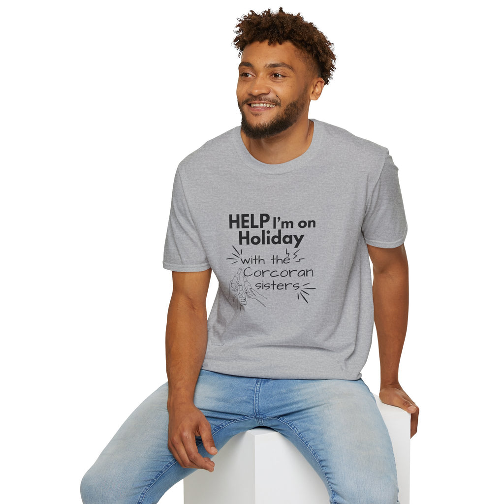 Help I'm on Holiday with the "NAME" Sisters T-Shirt