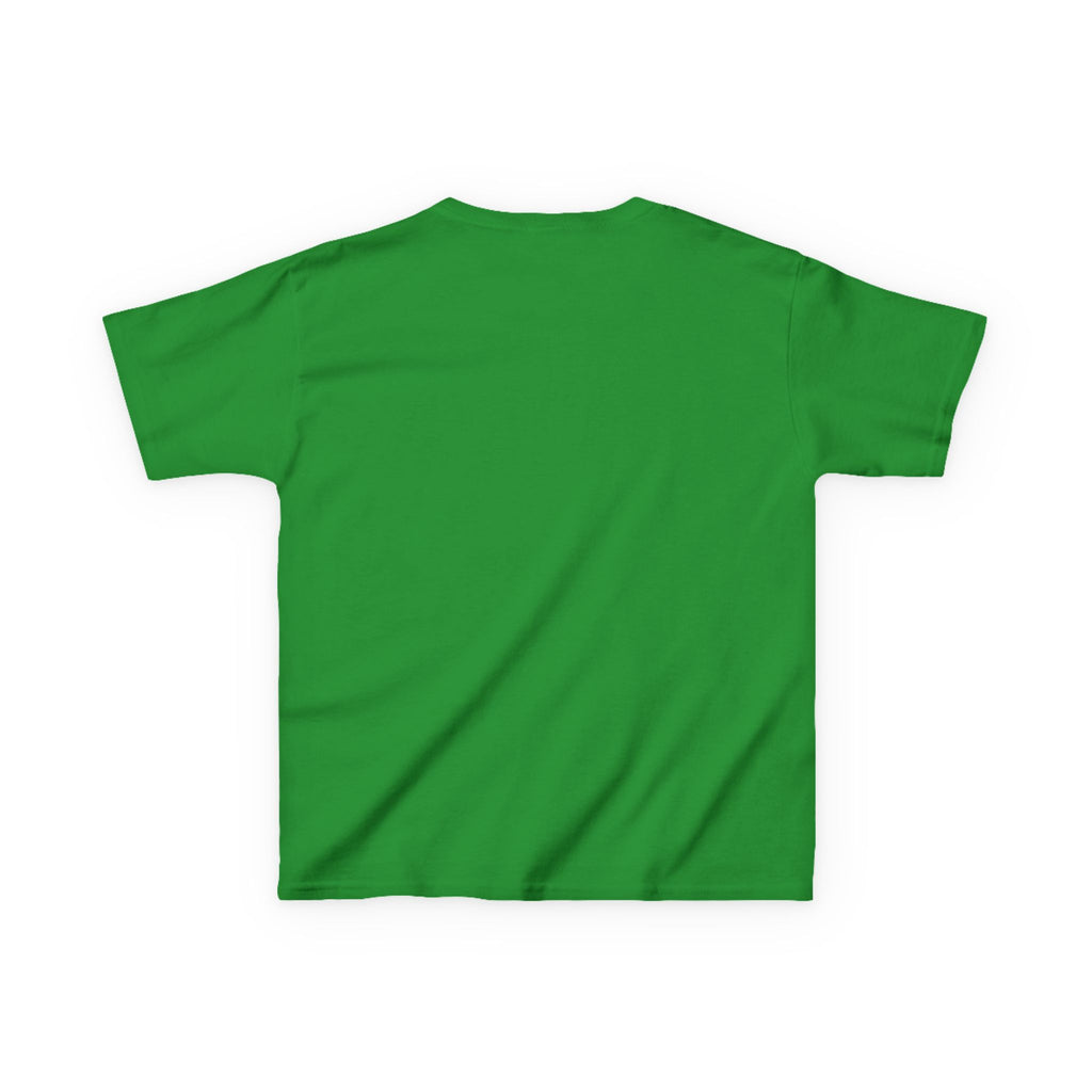 Personalised Kids Tee, "THREE REX" Birthday Dinosaur Shirt (Red Text)