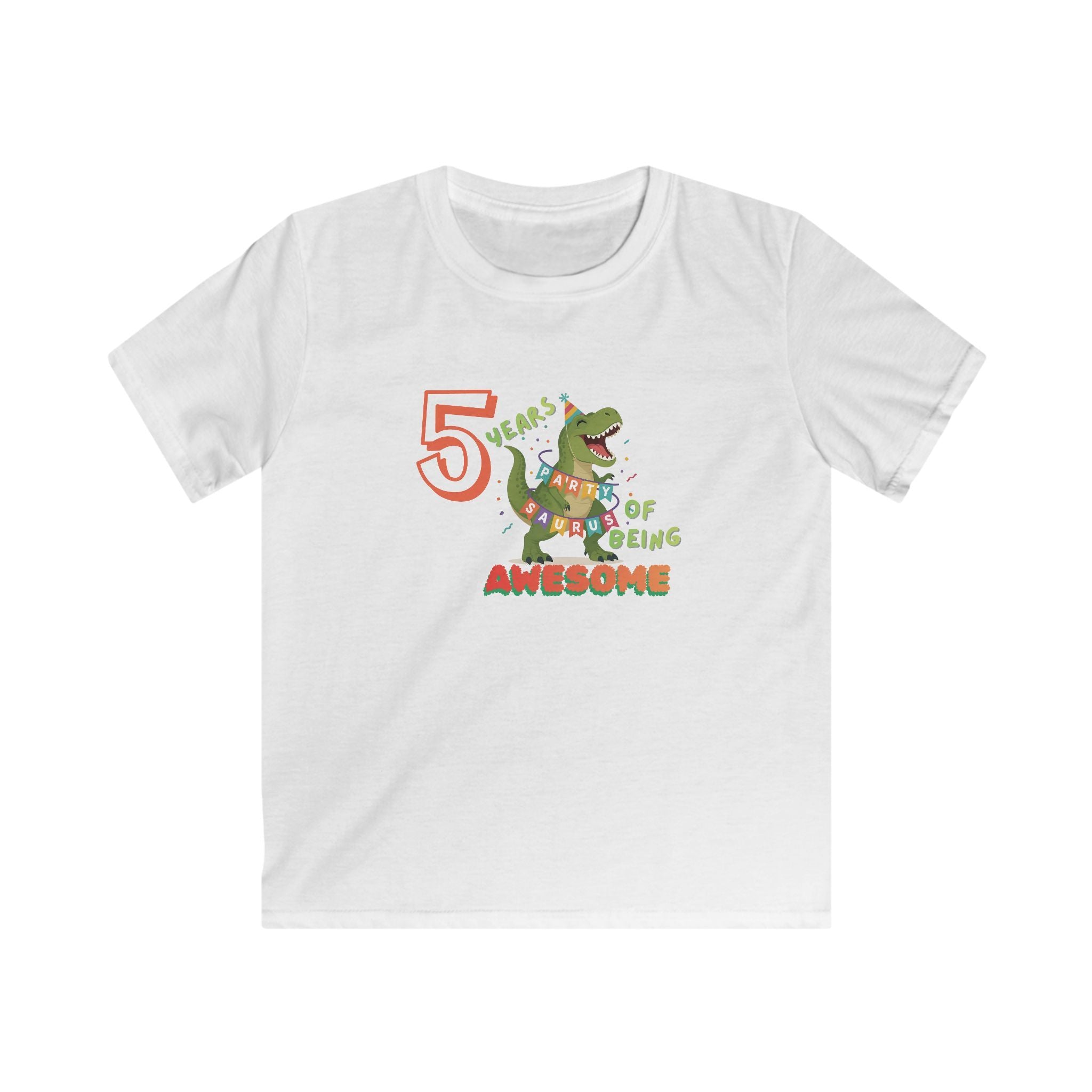 Personalised Birthday Tee, ages "1-100" Years of Being Awesome