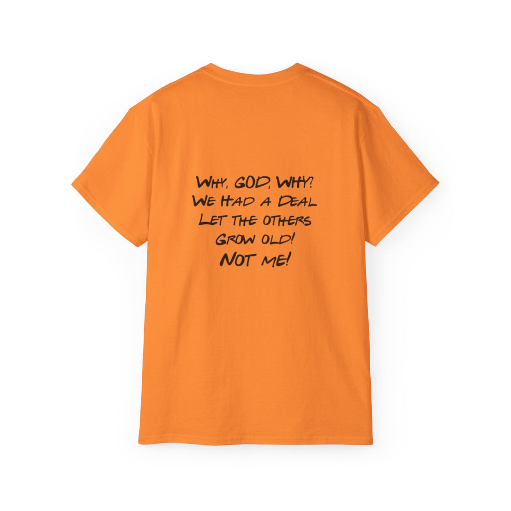 40th Birthday Tee "The One Where I Turn F.O.R.T.Y." Funny Friends-Inspired Shirt - Front & Back design