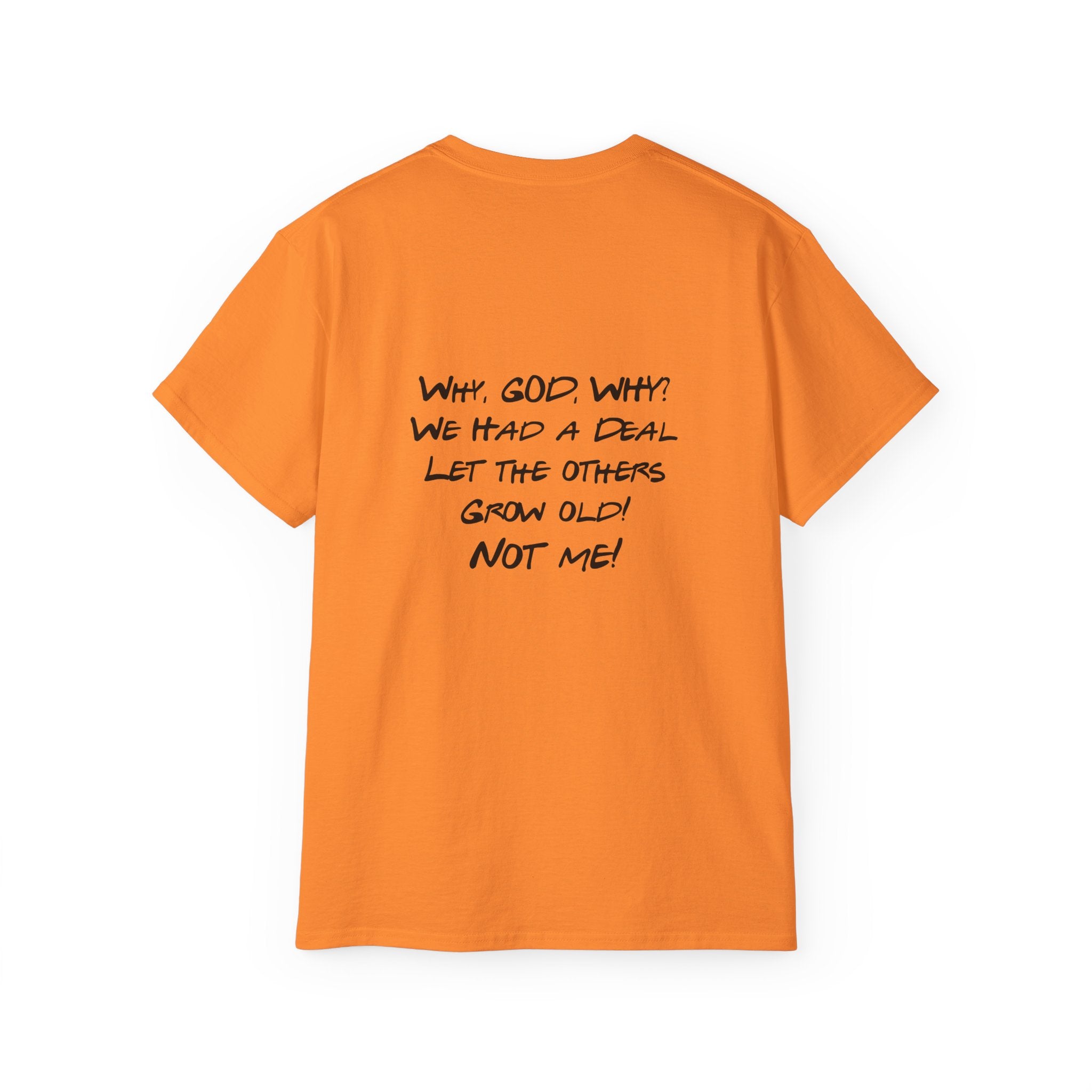 40th Birthday Tee "The One Where I Turn F.O.R.T.Y." Funny Friends-Inspired Shirt - Front & Back design