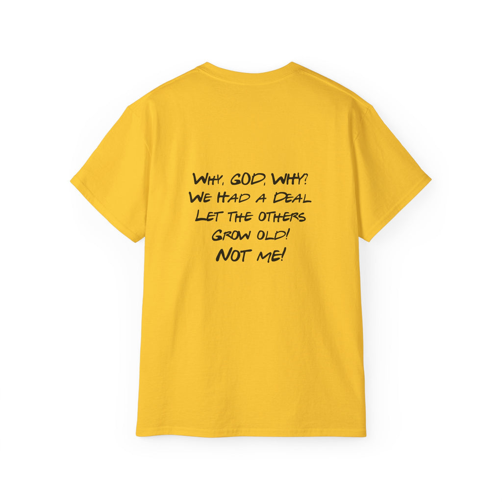 40th Birthday Tee "The One Where I Turn F.O.R.T.Y." Funny Friends-Inspired Shirt - Front & Back design