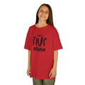 Personalised Kids Tee, "Five" Birthday Dinosaur T-Shirt