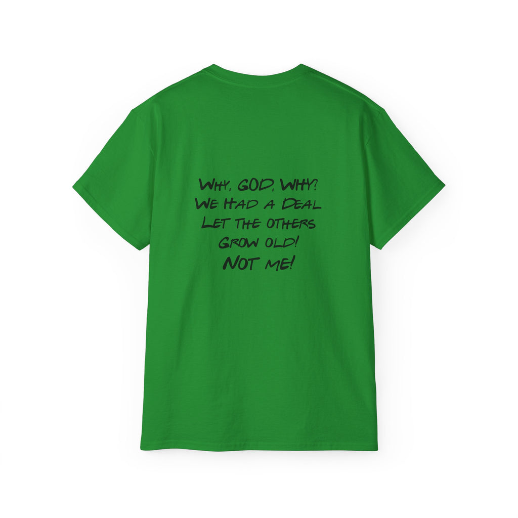 40th Birthday Tee "The One Where I Turn F.O.R.T.Y." Funny Friends-Inspired Shirt - Front & Back design