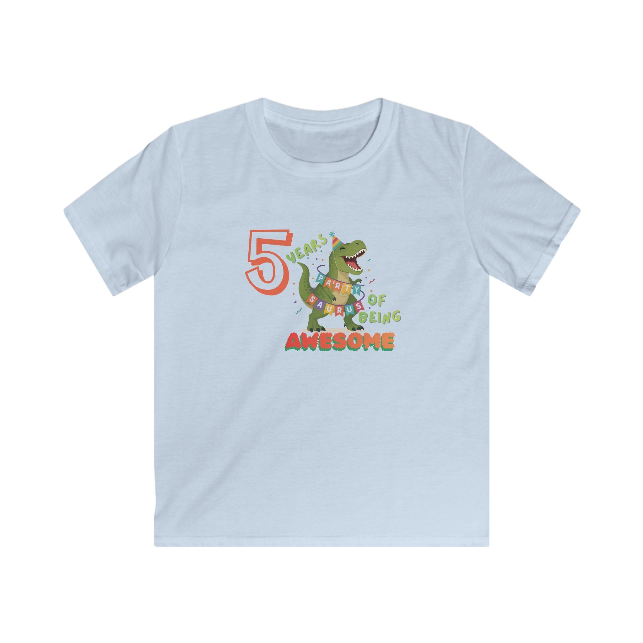 Personalised Birthday Tee, ages "1-100" Years of Being Awesome