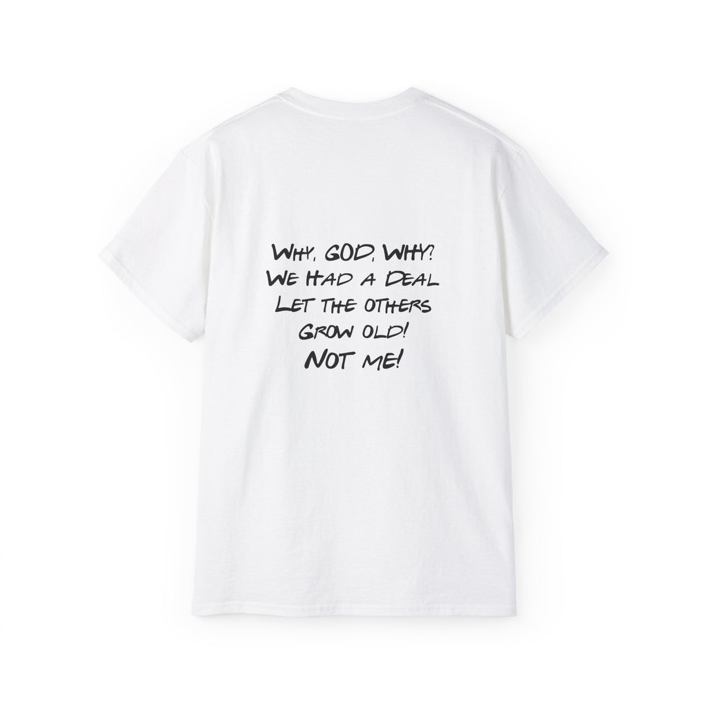 40th Birthday Tee "The One Where I Turn F.O.R.T.Y." Funny Friends-Inspired Shirt - Front & Back design