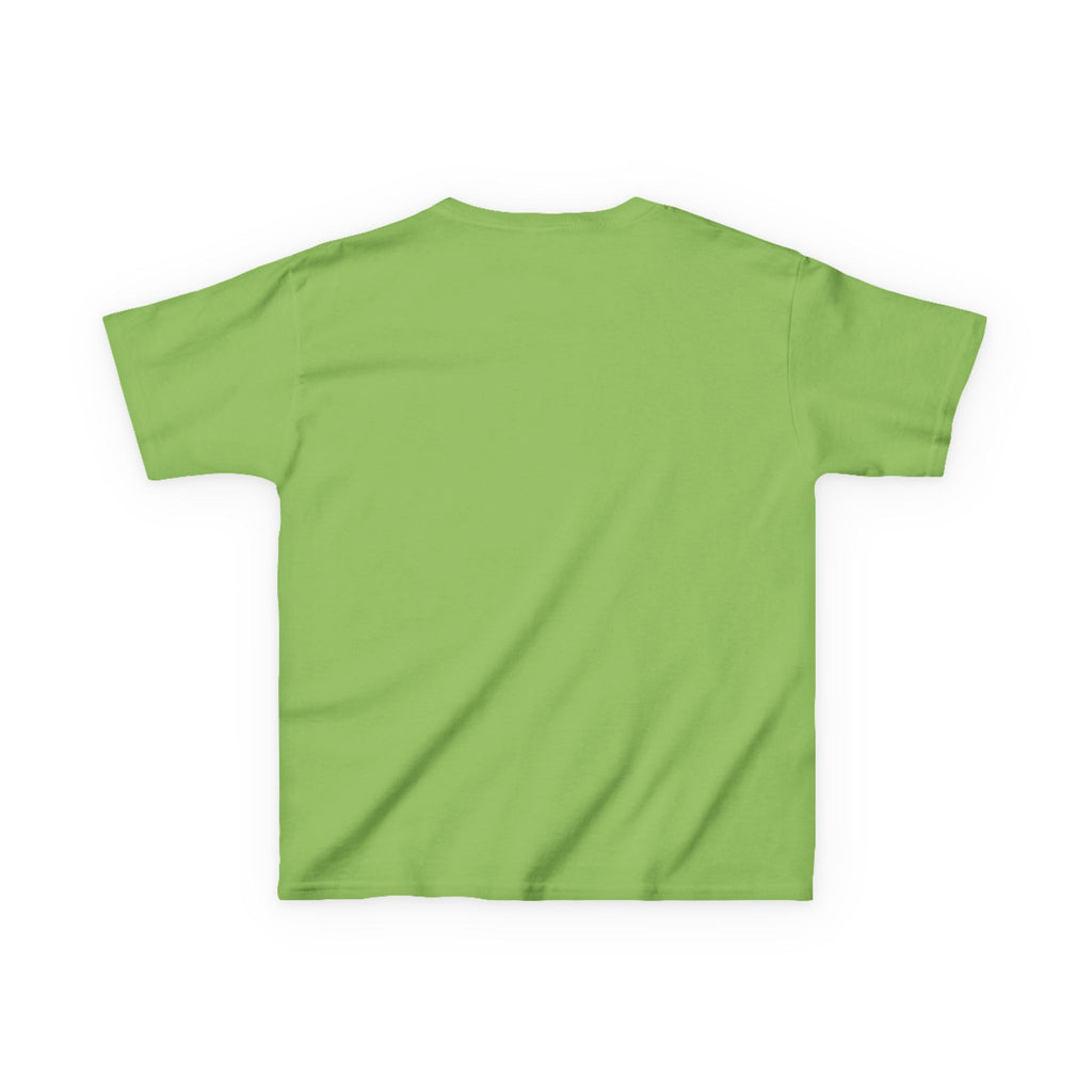 Personalised Kids Tee, "THREE REX" Birthday Dinosaur Shirt (Red Text)
