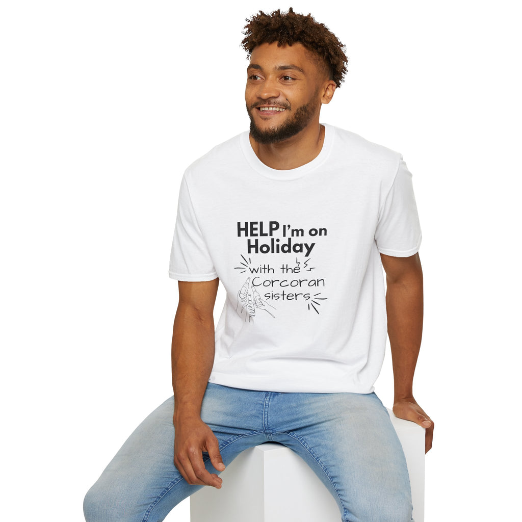 Help I'm on Holiday with the "NAME" Sisters T-Shirt