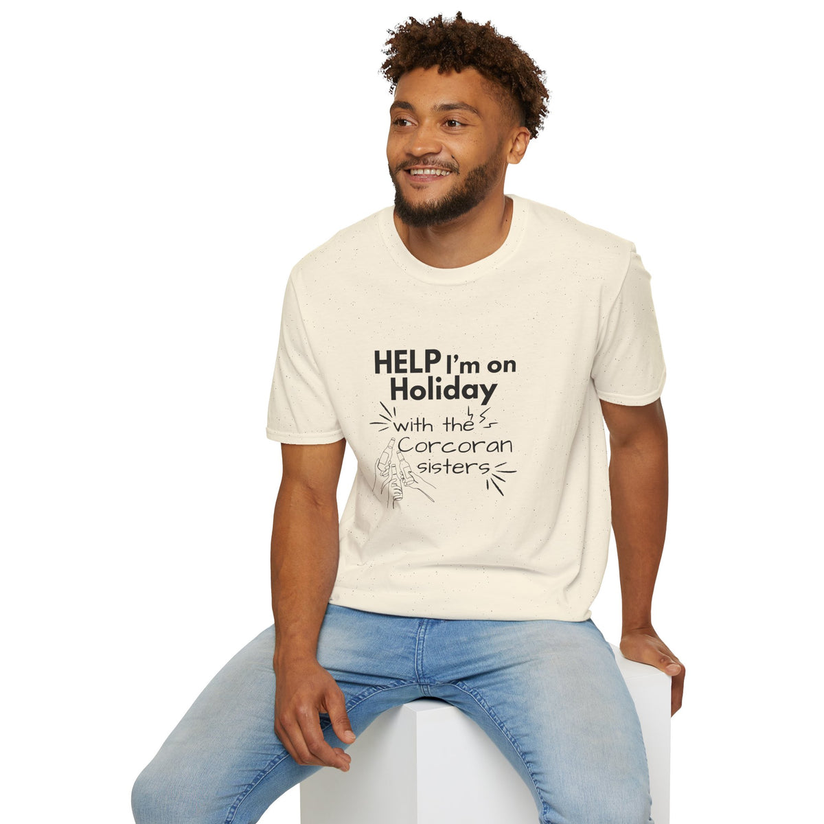 Help I'm on Holiday with the "NAME" Sisters T-Shirt