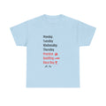 Race Week T‑Shirt, Monday to Race Day Motorsport Tee