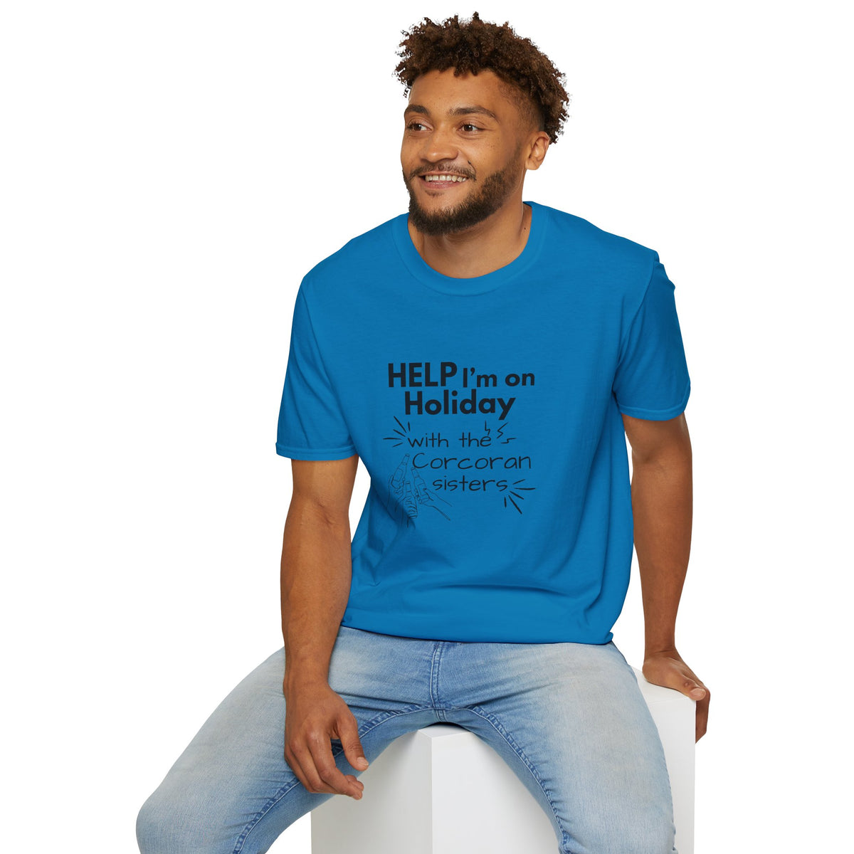 Help I'm on Holiday with the "NAME" Sisters T-Shirt