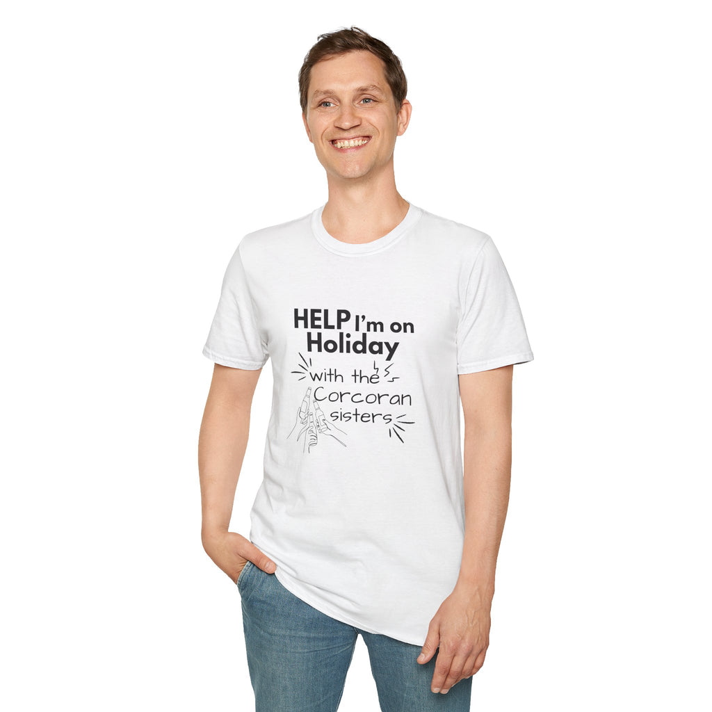 Help I'm on Holiday with the "NAME" Sisters T-Shirt