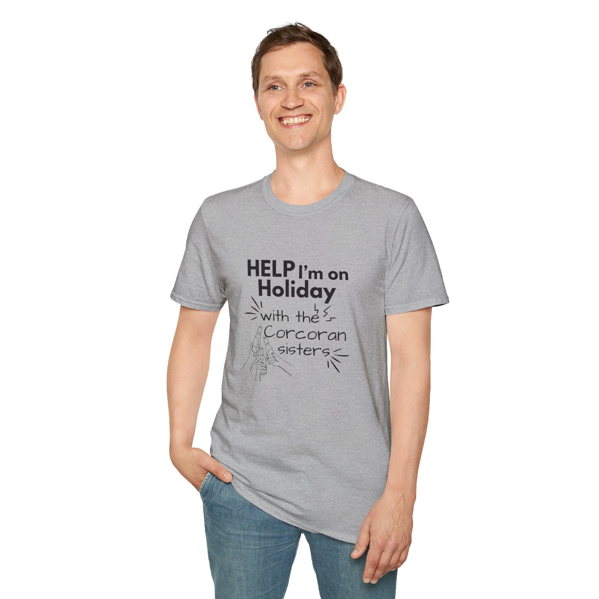Help I'm on Holiday with the "NAME" Sisters T-Shirt