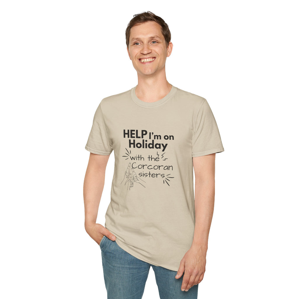 Help I'm on Holiday with the "NAME" Sisters T-Shirt