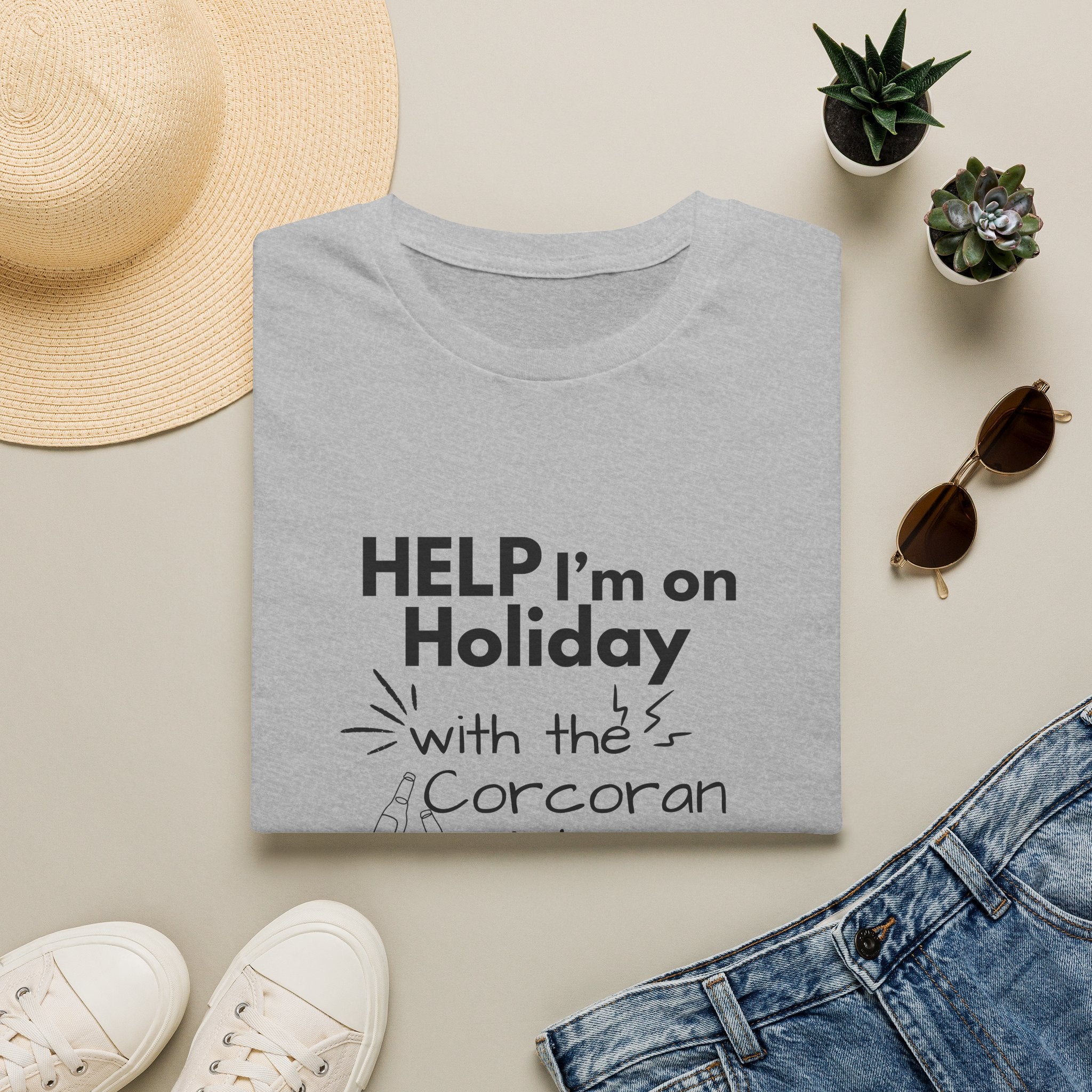 Help I'm on Holiday with the "NAME" Sisters T-Shirt