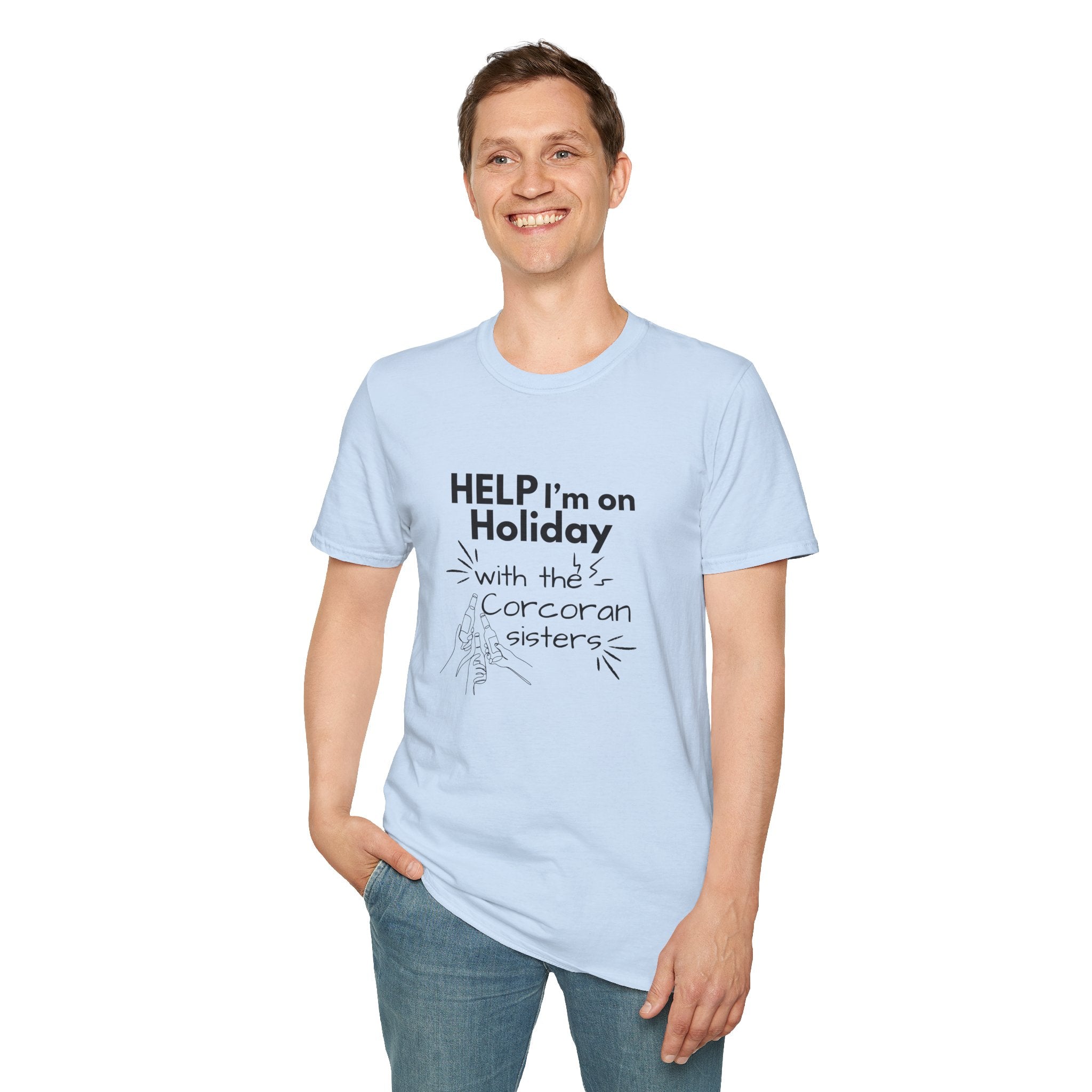 Help I'm on Holiday with the "NAME" Sisters T-Shirt