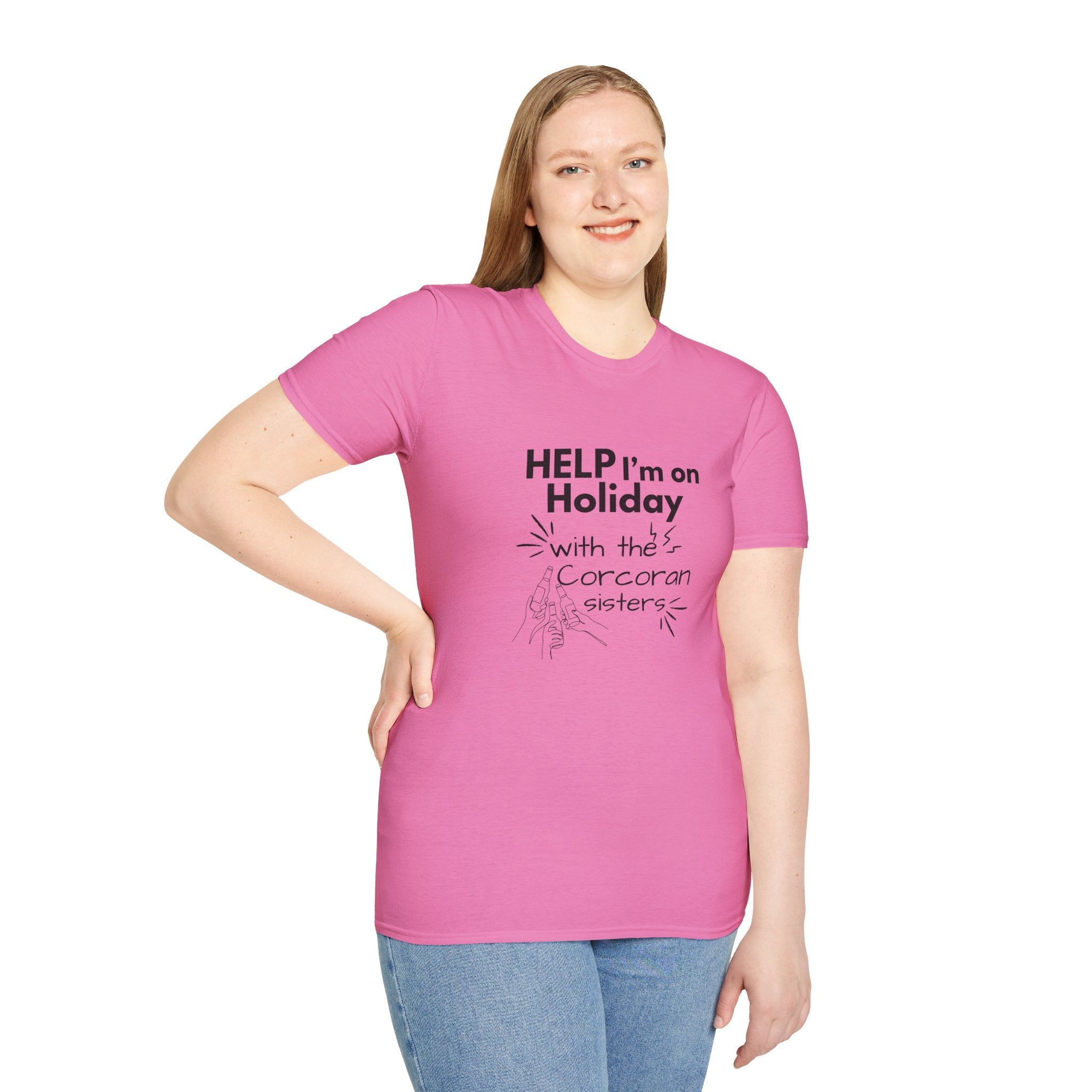 Help I'm on Holiday with the "NAME" Sisters T-Shirt