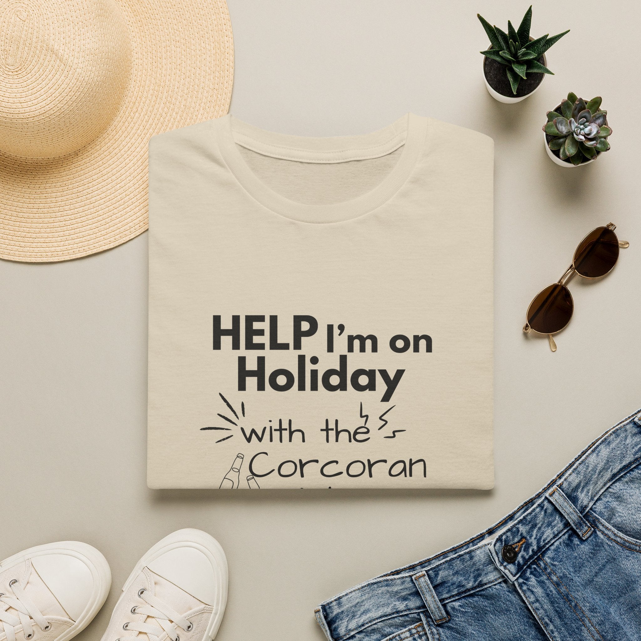 Help I'm on Holiday with the "NAME" Sisters T-Shirt