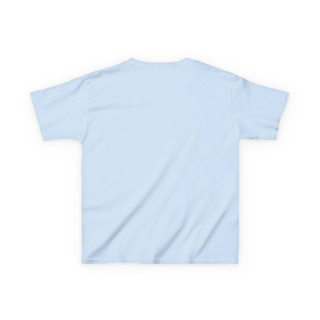 Personalised Kids Tee, "THREE REX" Birthday Dinosaur Shirt (Red Text)
