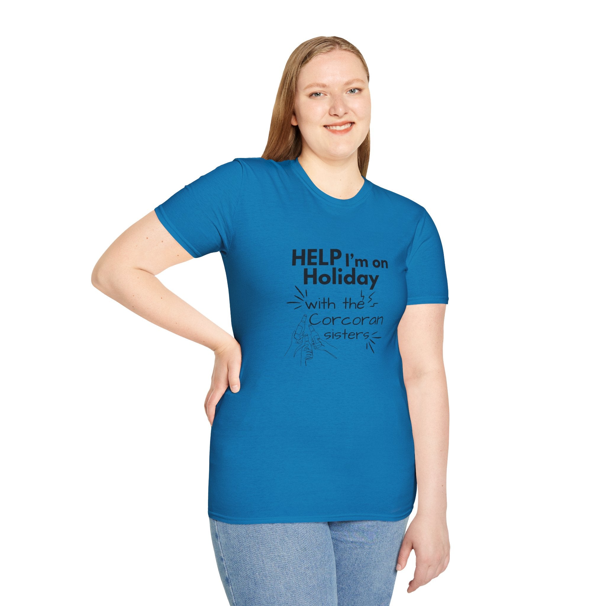 Help I'm on Holiday with the "NAME" Sisters T-Shirt